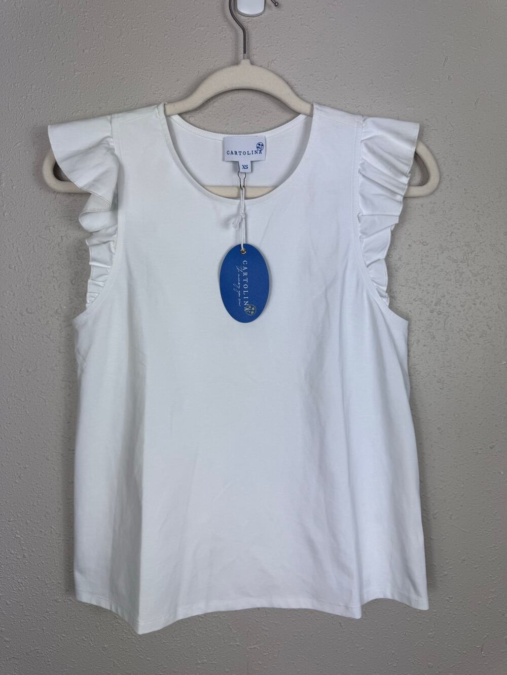 NWT Cartolina White Womens Top XS